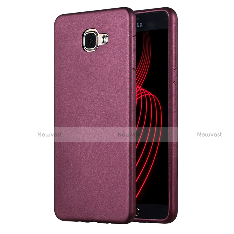 Ultra-thin Silicone Gel Soft Cover for Samsung Galaxy A9 Pro (2016) SM-A9100 Purple