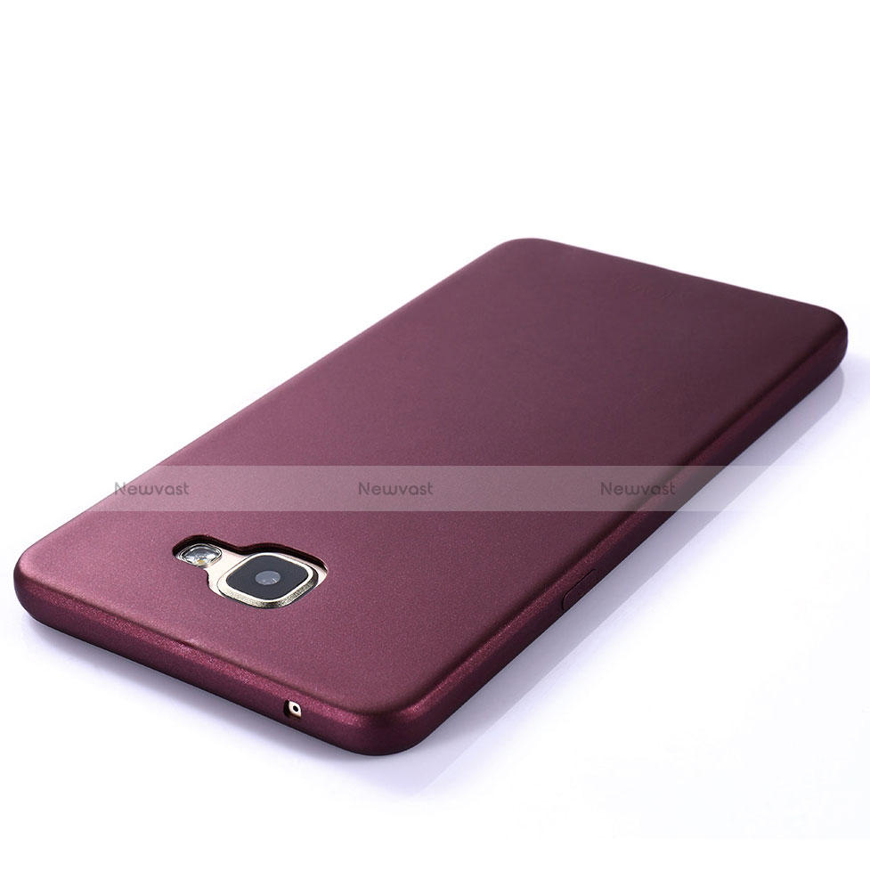 Ultra-thin Silicone Gel Soft Cover for Samsung Galaxy A9 Pro (2016) SM-A9100 Purple