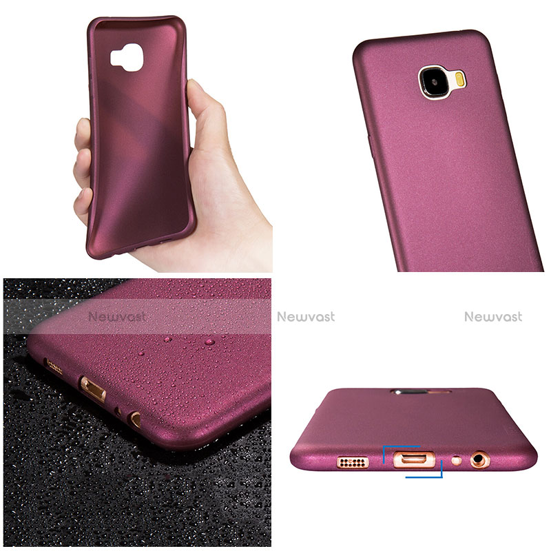 Ultra-thin Silicone Gel Soft Cover for Samsung Galaxy C5 SM-C5000 Purple