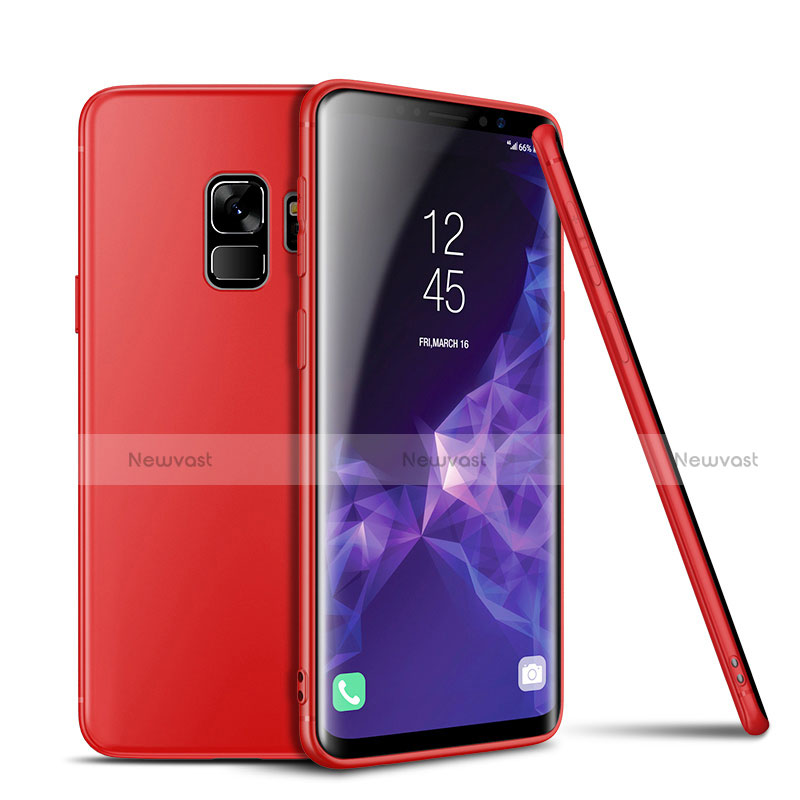 Ultra-thin Silicone Gel Soft Cover for Samsung Galaxy S9 Red