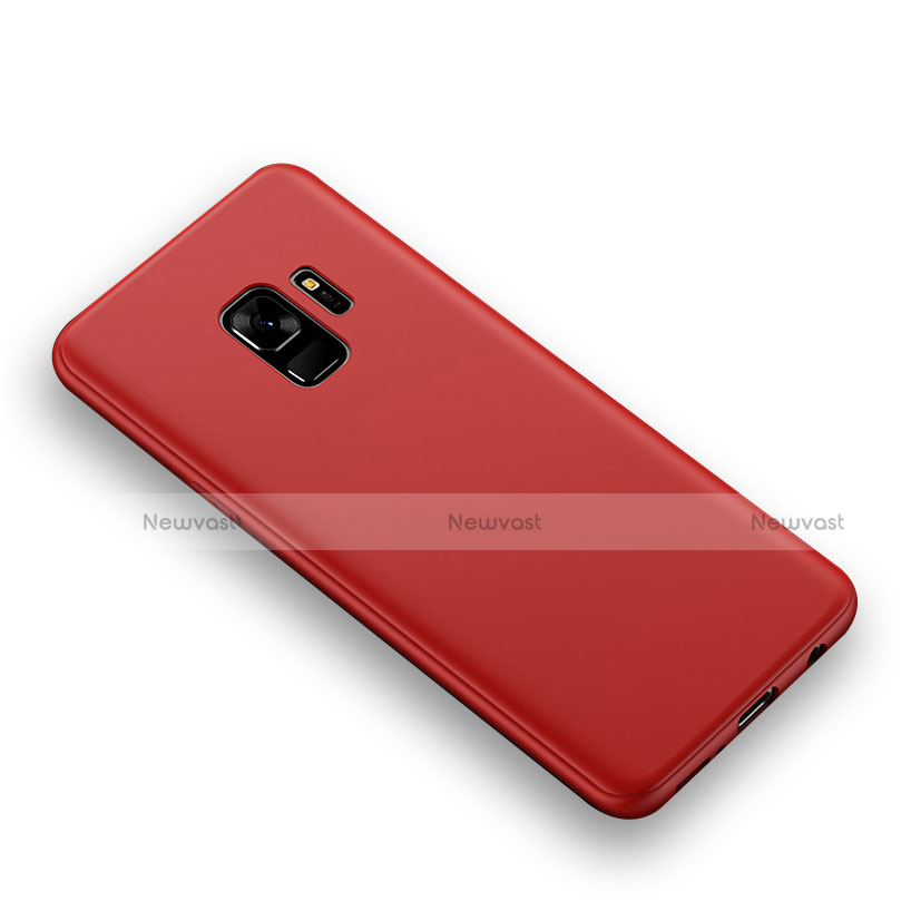 Ultra-thin Silicone Gel Soft Cover for Samsung Galaxy S9 Red