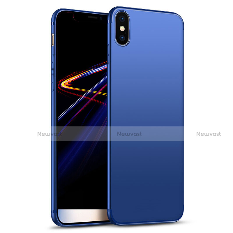 Ultra-thin Silicone Gel Soft Cover S02 for Apple iPhone X Blue