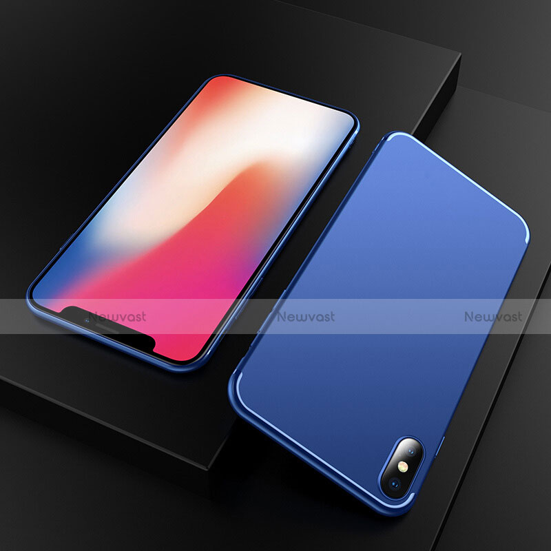 Ultra-thin Silicone Gel Soft Cover S02 for Apple iPhone Xs Max Blue