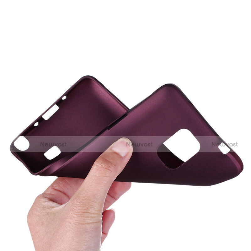 Ultra-thin Silicone Gel Soft Cover S02 for Samsung Galaxy Note 4 Duos N9100 Dual SIM Purple