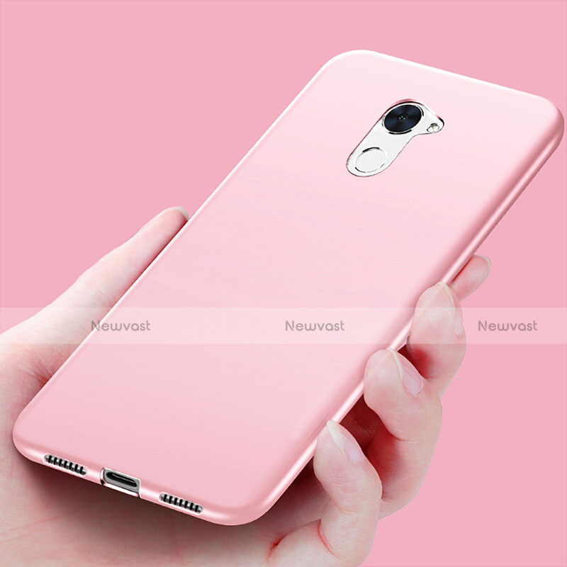 Ultra-thin Silicone Gel Soft Cover S03 for Huawei Y7 Prime Pink