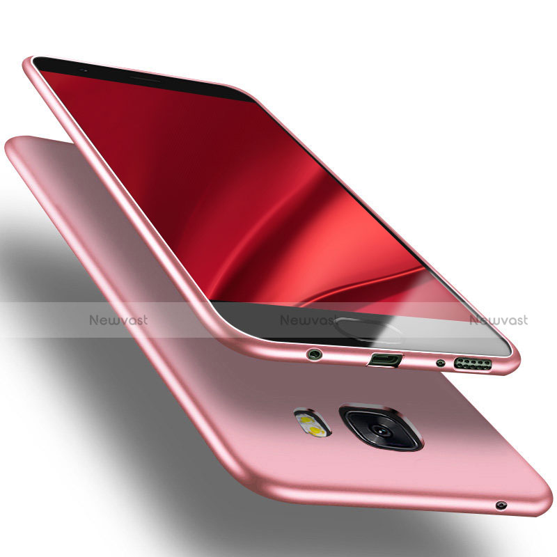 Ultra-thin Silicone Gel Soft Cover S03 for Samsung Galaxy C9 Pro C9000 Pink