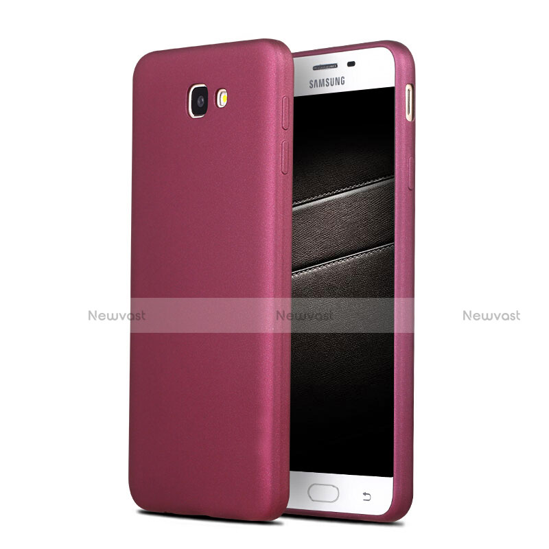 Ultra-thin Silicone Gel Soft Cover S03 for Samsung Galaxy On7 (2016) G6100 Purple