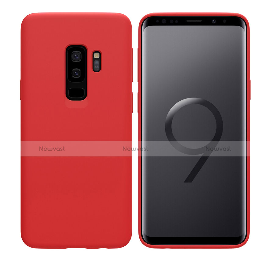 Ultra-thin Silicone Gel Soft Cover S03 for Samsung Galaxy S9 Plus Red