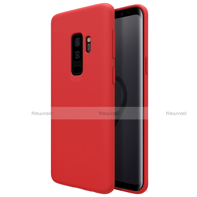 Ultra-thin Silicone Gel Soft Cover S03 for Samsung Galaxy S9 Plus Red