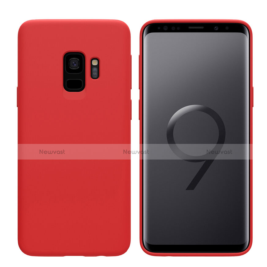 Ultra-thin Silicone Gel Soft Cover S03 for Samsung Galaxy S9 Red