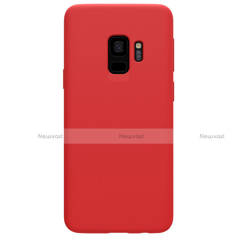 Ultra-thin Silicone Gel Soft Cover S03 for Samsung Galaxy S9 Red