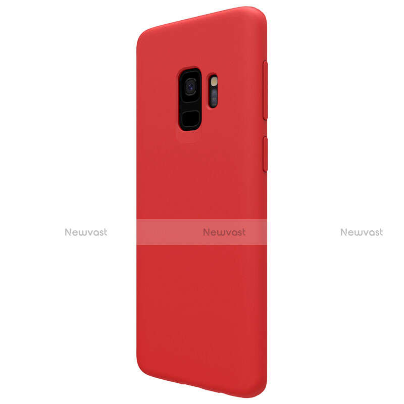 Ultra-thin Silicone Gel Soft Cover S03 for Samsung Galaxy S9 Red