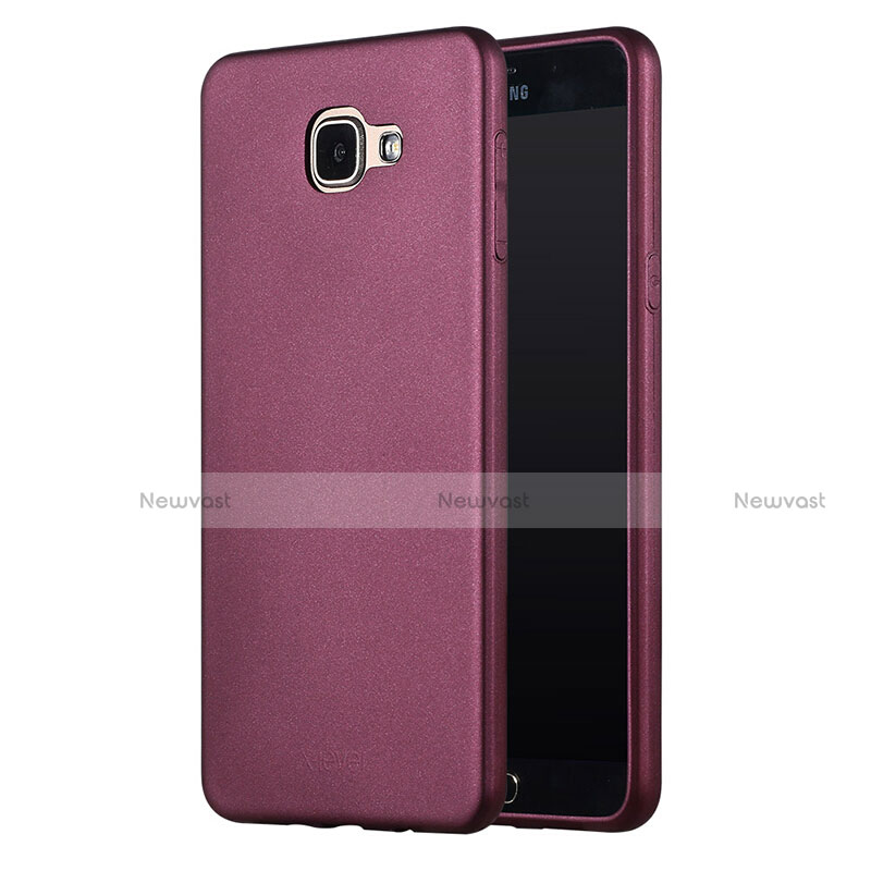 Ultra-thin Silicone Gel Soft Cover S04 for Samsung Galaxy A9 Pro (2016) SM-A9100 Purple