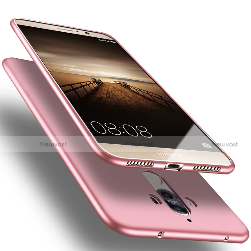 Ultra-thin Silicone Gel Soft Cover S05 for Huawei Mate 10 Pink