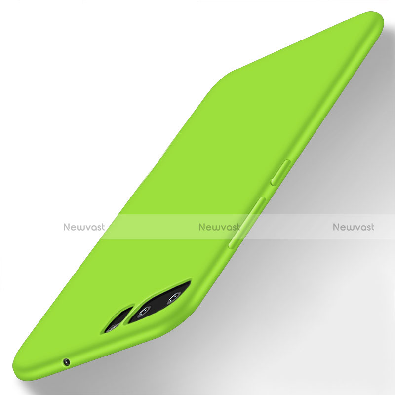 Ultra-thin Silicone Gel Soft Cover S05 for Huawei P10 Green