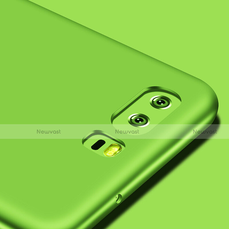 Ultra-thin Silicone Gel Soft Cover S05 for Huawei P10 Green