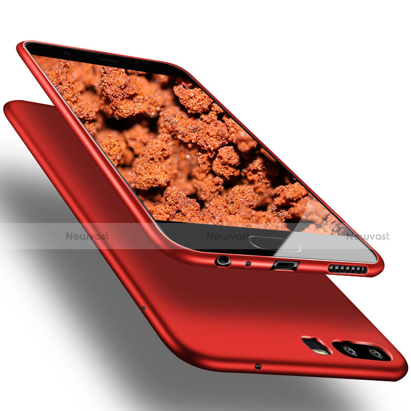 Ultra-thin Silicone Gel Soft Cover S05 for Huawei P10 Red