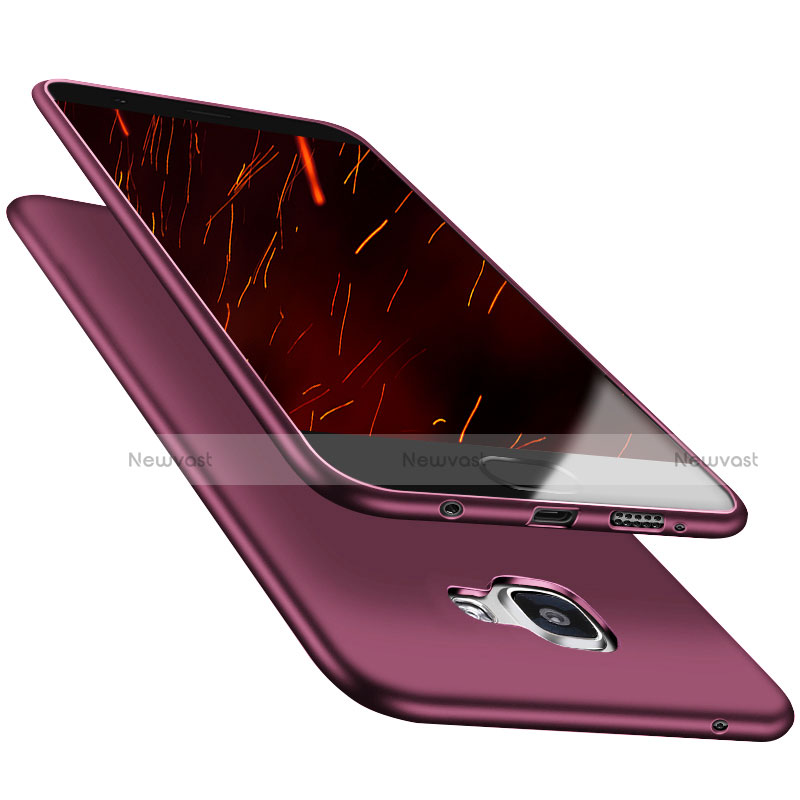 Ultra-thin Silicone Gel Soft Cover S05 for Samsung Galaxy A9 (2016) A9000 Purple