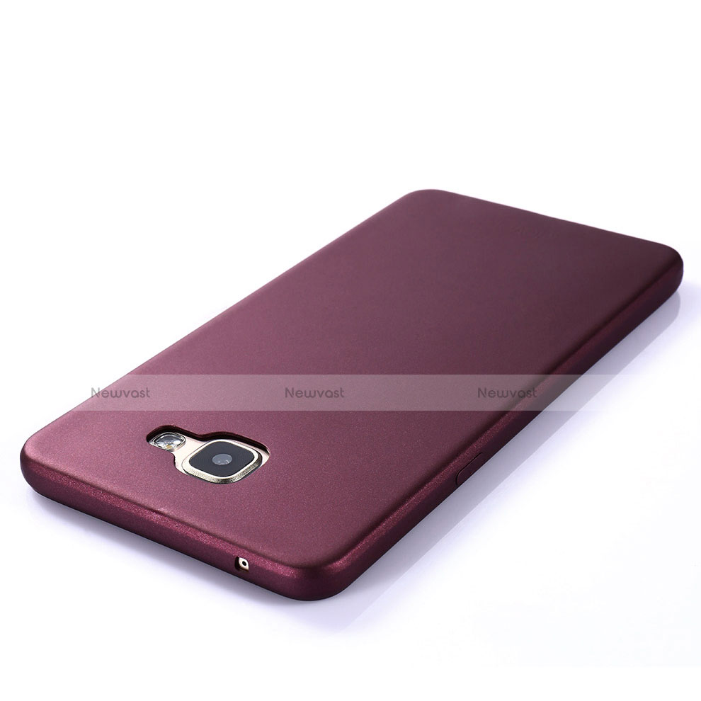 Ultra-thin Silicone Gel Soft Cover S06 for Samsung Galaxy A9 Pro (2016) SM-A9100 Purple