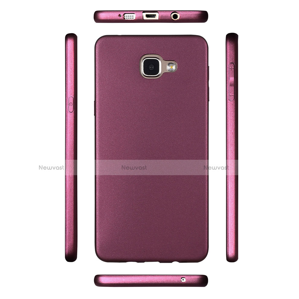 Ultra-thin Silicone Gel Soft Cover S06 for Samsung Galaxy A9 Pro (2016) SM-A9100 Purple