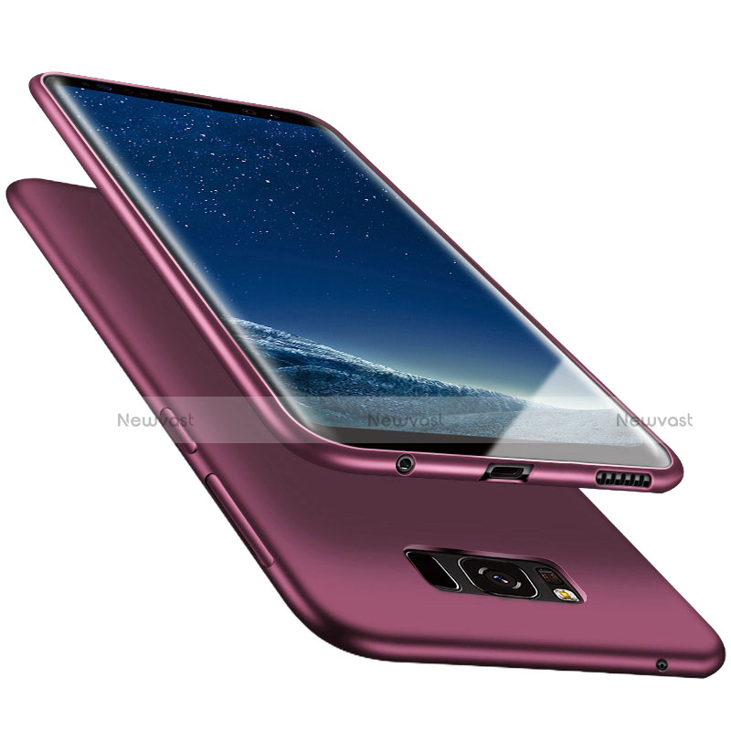 Ultra-thin Silicone Gel Soft Cover S06 for Samsung Galaxy S8 Plus Purple