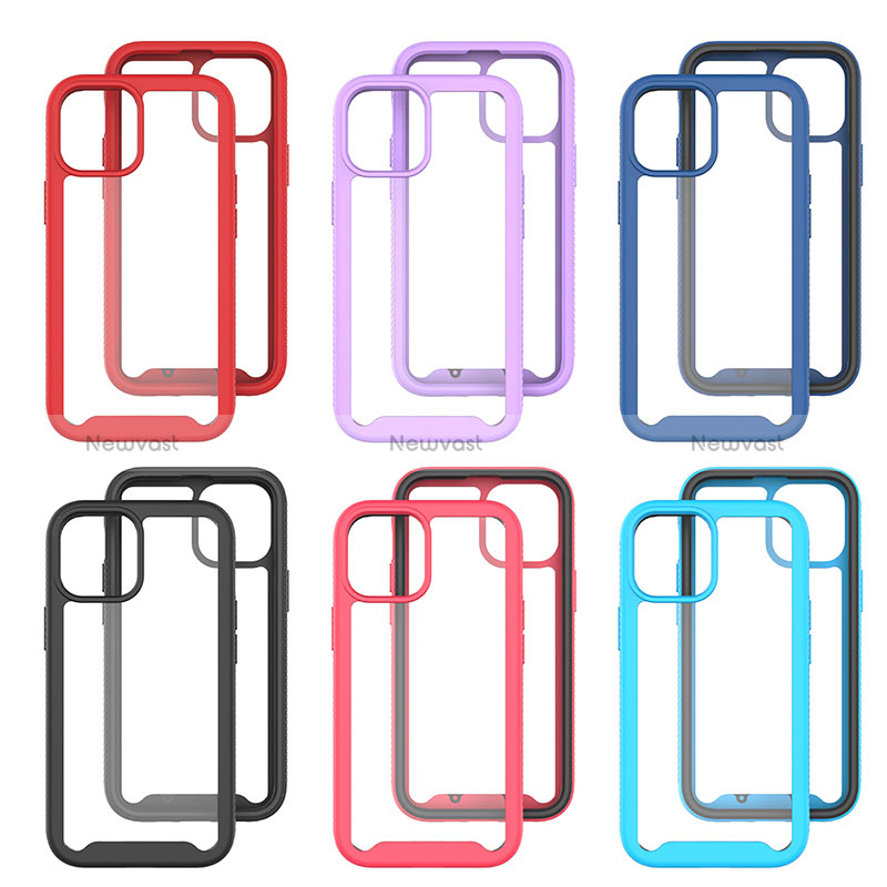 Ultra-thin Silicone Gel Soft Matte Finish Front and Back Case 360 Degrees Cover for Apple iPhone 15