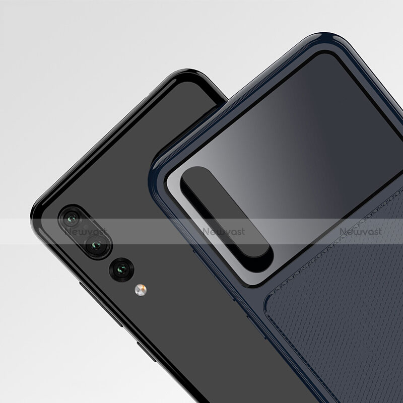 Ultra-thin Silicone Gel Soft Matte Finish Front and Back Case 360 Degrees Cover for Huawei P20 Pro