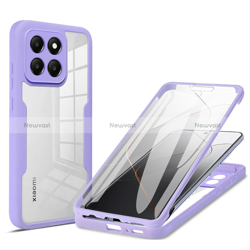 Ultra-thin Silicone Gel Soft Matte Finish Front and Back Case 360 Degrees Cover for Xiaomi Mi 14 Pro 5G