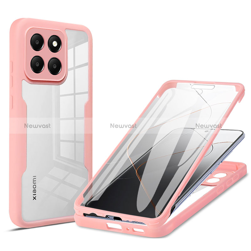 Ultra-thin Silicone Gel Soft Matte Finish Front and Back Case 360 Degrees Cover for Xiaomi Mi 14 Pro 5G