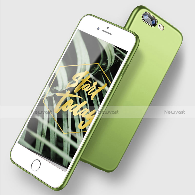 Ultra-thin Silicone TPU Soft Case 360 Degrees for Apple iPhone 7 Plus Green