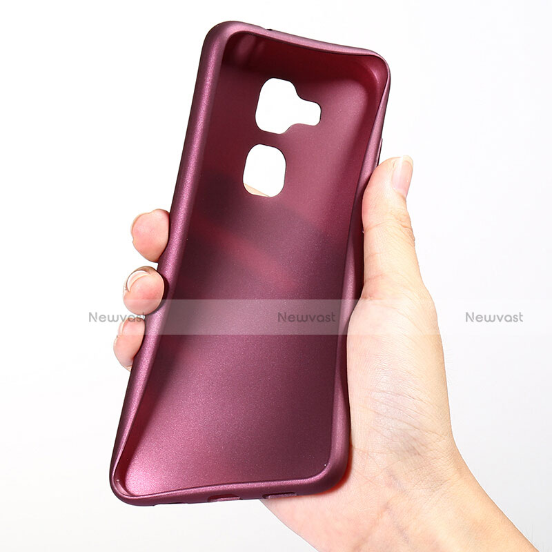 Ultra-thin Silicone TPU Soft Case 360 Degrees for Huawei Nova Plus Purple