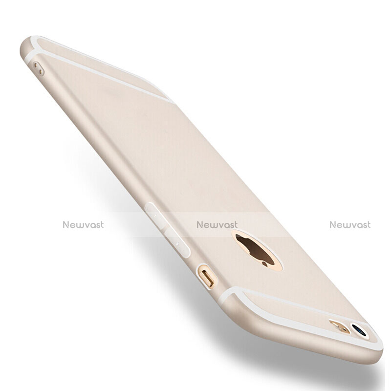 Ultra-thin Silicone TPU Soft Case for Apple iPhone 6 Plus White