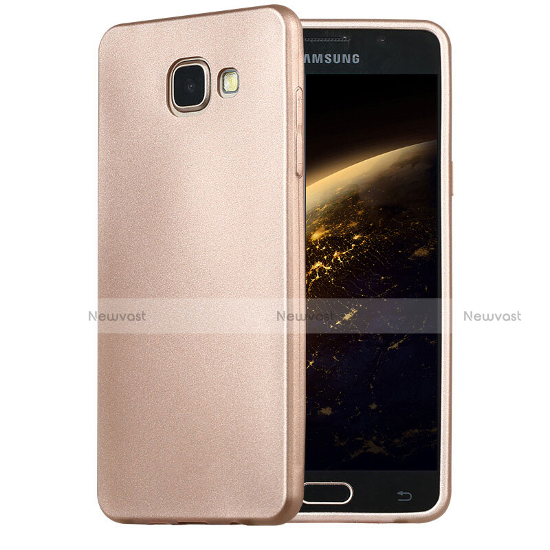 Ultra-thin Silicone TPU Soft Case for Samsung Galaxy A5 (2016) SM-A510F Gold