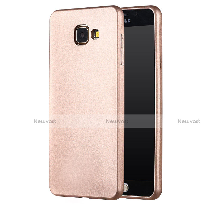 Ultra-thin Silicone TPU Soft Case for Samsung Galaxy A5 (2017) Duos Gold