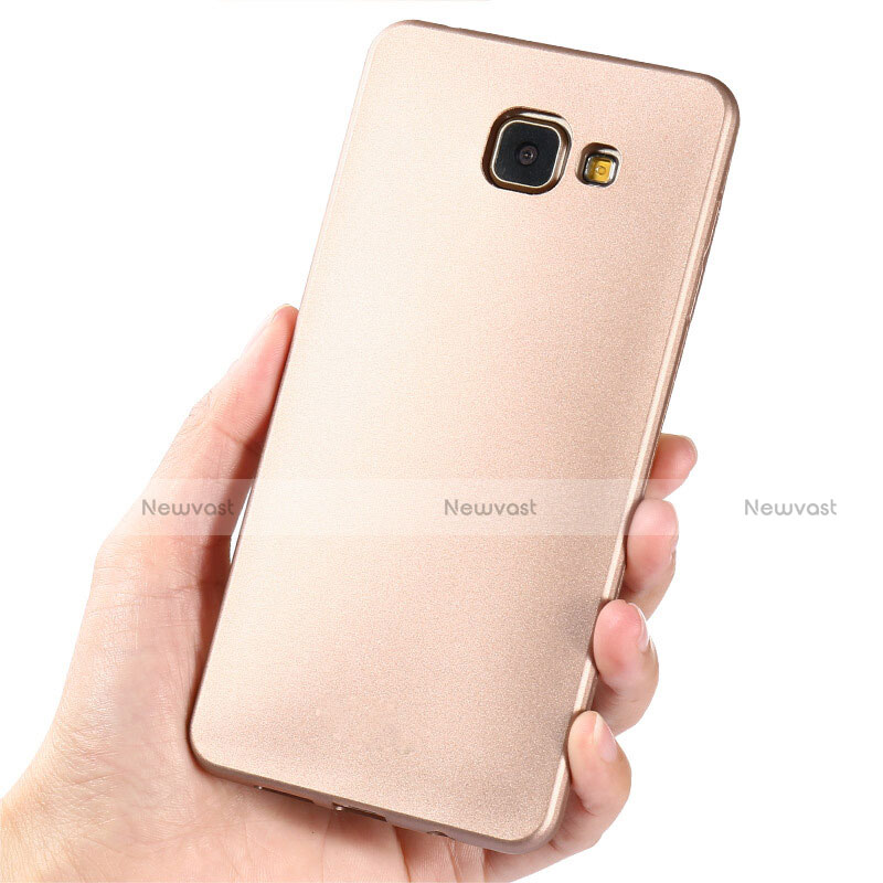 Ultra-thin Silicone TPU Soft Case for Samsung Galaxy A5 (2017) Duos Gold