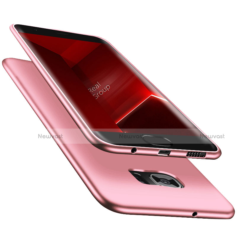 Ultra-thin Silicone TPU Soft Case R06 for Samsung Galaxy S7 Edge G935F Pink