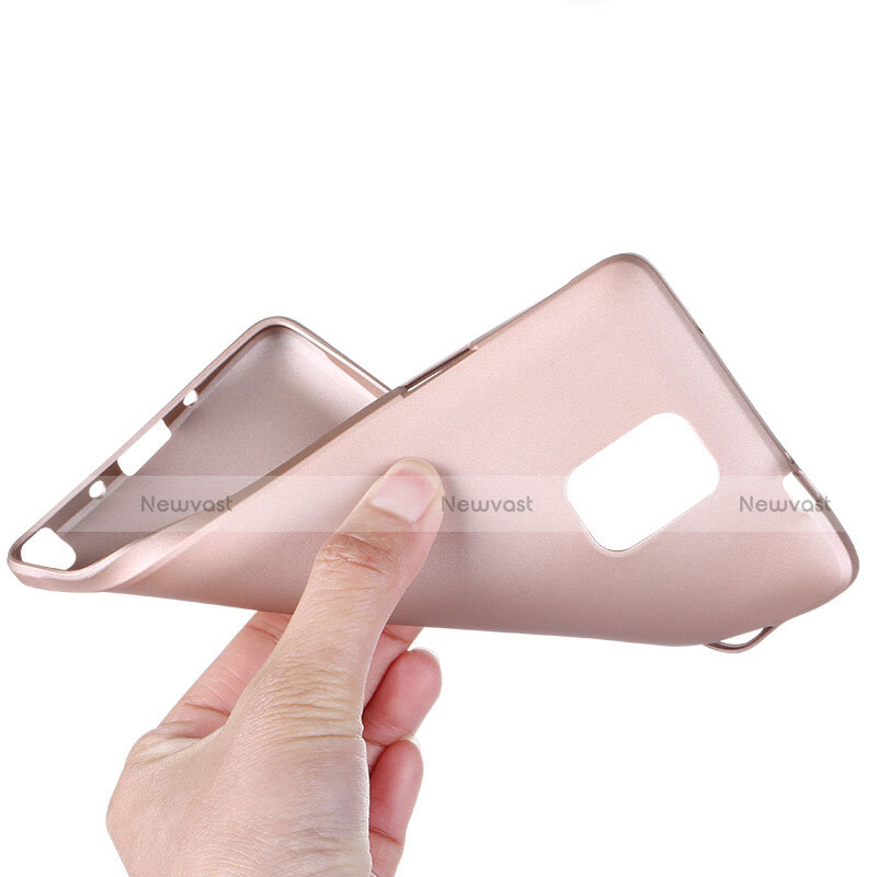 Ultra-thin Silicone TPU Soft Case S02 for Samsung Galaxy Note 4 SM-N910F Rose Gold