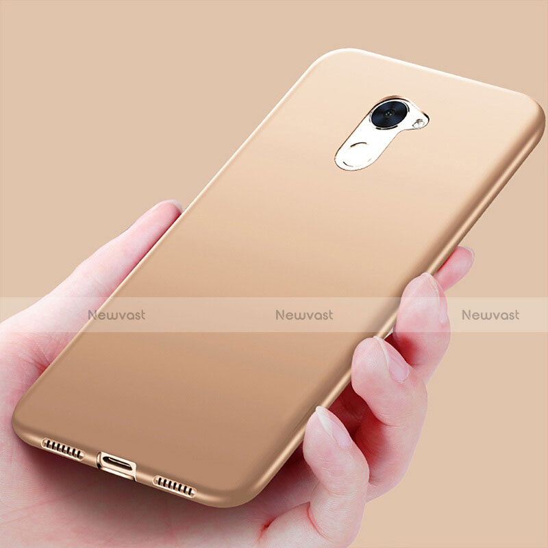 Ultra-thin Silicone TPU Soft Case S03 for Huawei Enjoy 7 Plus Gold