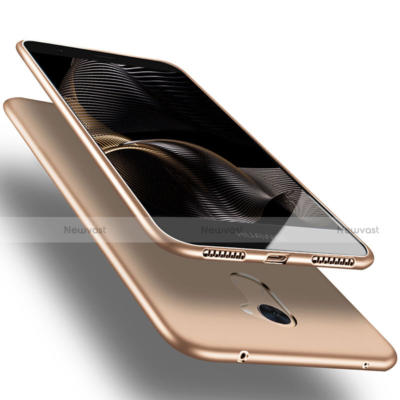 Ultra-thin Silicone TPU Soft Case S03 for Huawei Y7 Prime Gold