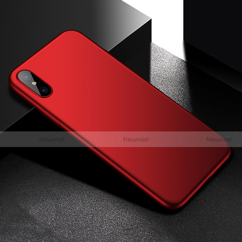 Ultra-thin Silicone TPU Soft Case S05 for Apple iPhone X Red