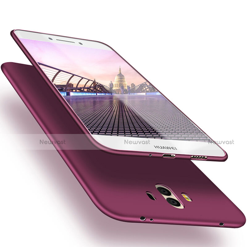 Ultra-thin Silicone TPU Soft Case S05 for Huawei Mate 10 Purple