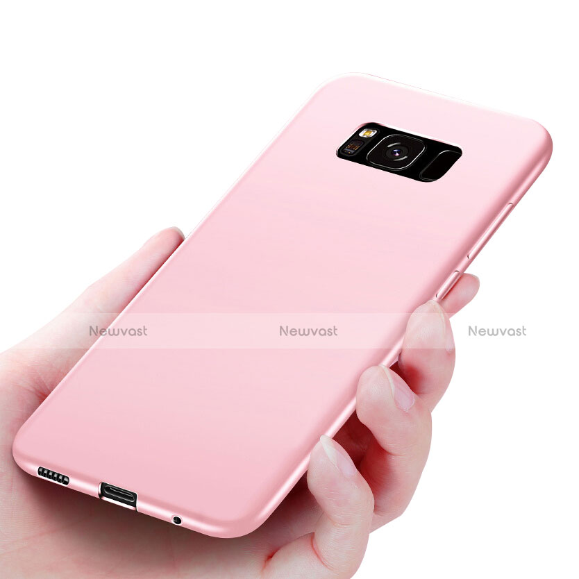 Ultra-thin Silicone TPU Soft Case S06 for Samsung Galaxy S8 Plus Pink