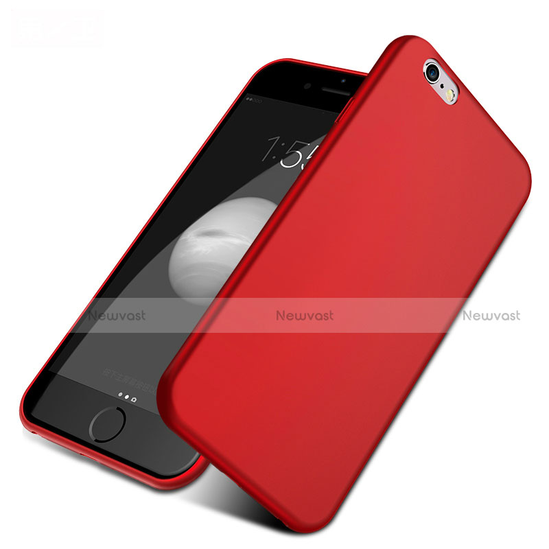 Ultra-thin Silicone TPU Soft Case U01 for Apple iPhone 6S Red