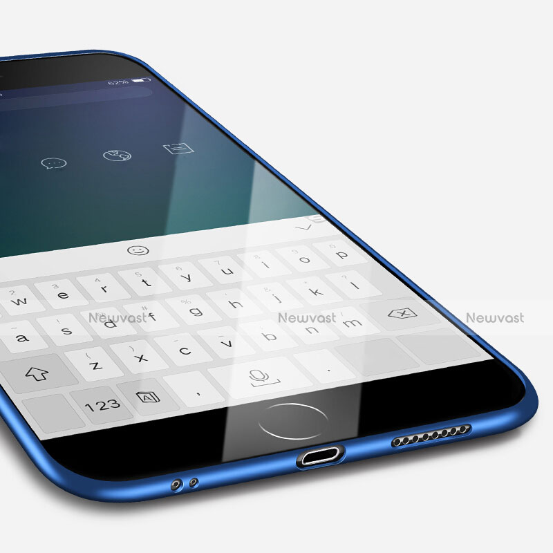 Ultra-thin Silicone TPU Soft Case U14 for Apple iPhone 6S Blue