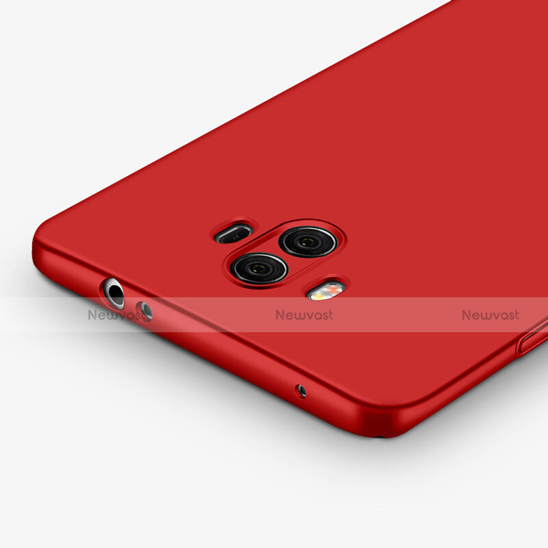 Ultra-thin Silicone TPU Soft Case with Finger Ring Stand for Huawei Mate 10 Red