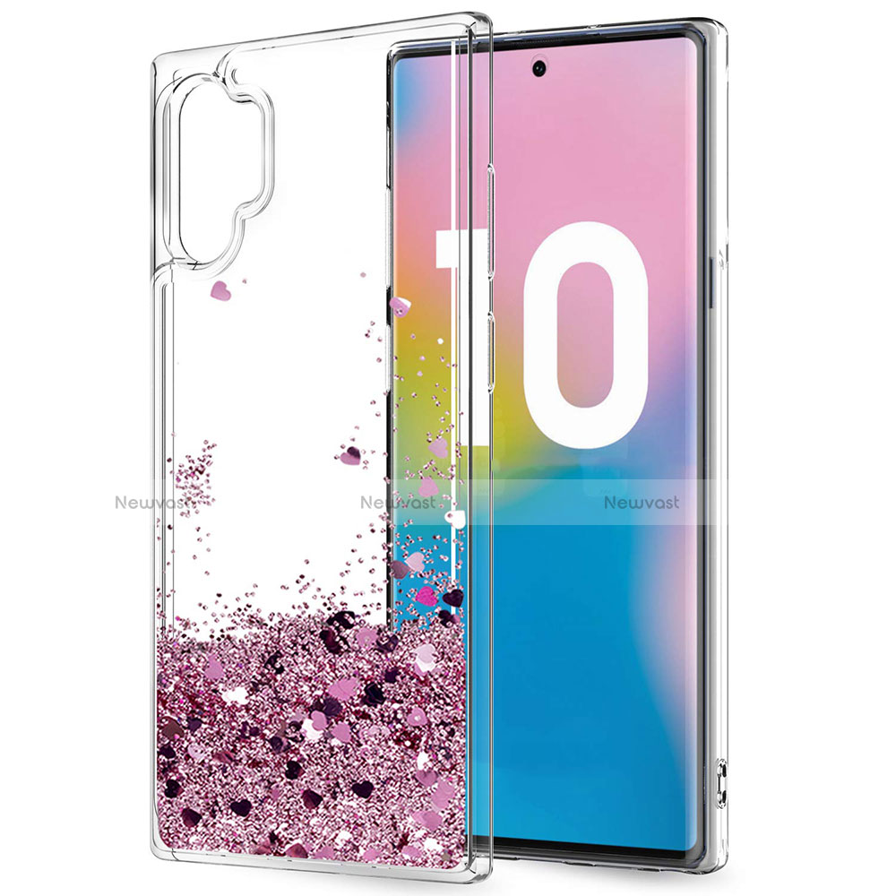 Ultra-thin Transparent Flowers Soft Case Cover for Samsung Galaxy Note 10 Plus