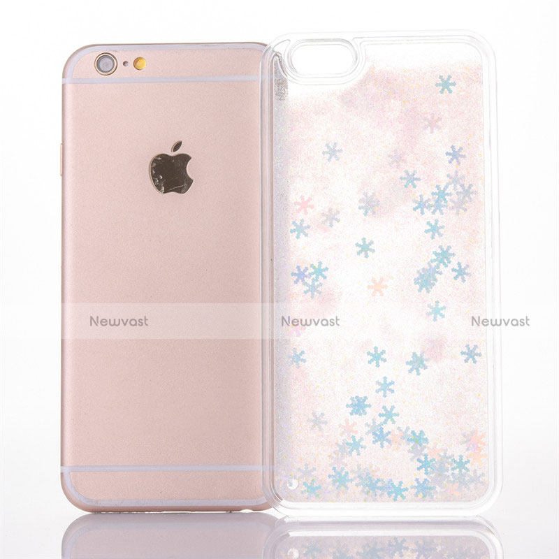 Ultra-thin Transparent Flowers Soft Case Cover T01 for Apple iPhone 6