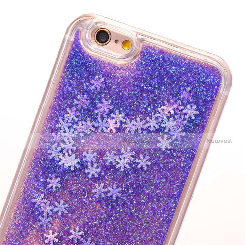 Ultra-thin Transparent Flowers Soft Case Cover T01 for Apple iPhone 6