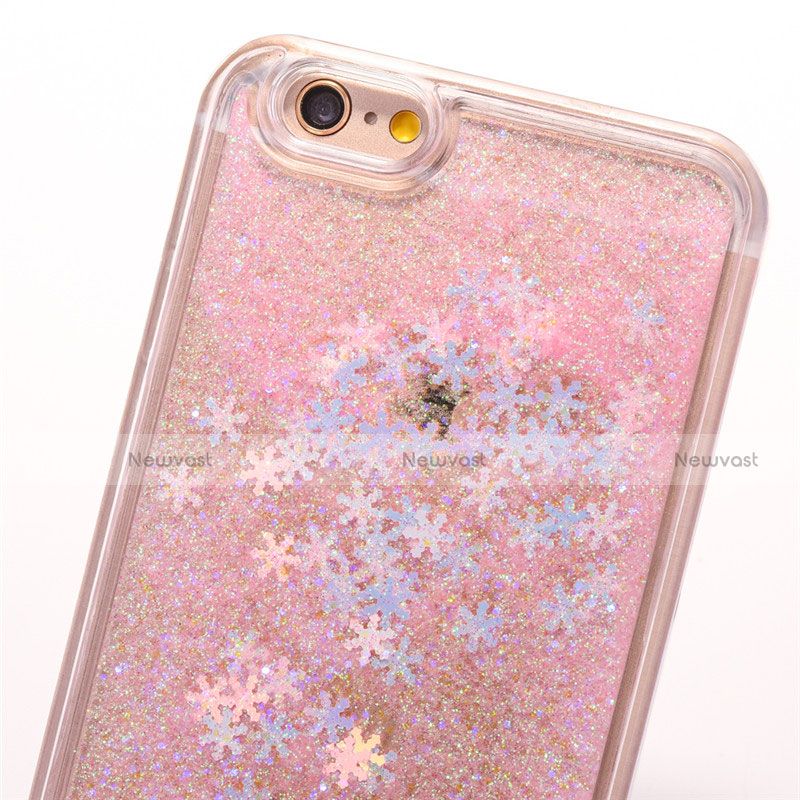 Ultra-thin Transparent Flowers Soft Case Cover T01 for Apple iPhone 6