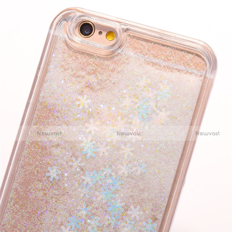 Ultra-thin Transparent Flowers Soft Case Cover T01 for Apple iPhone 6